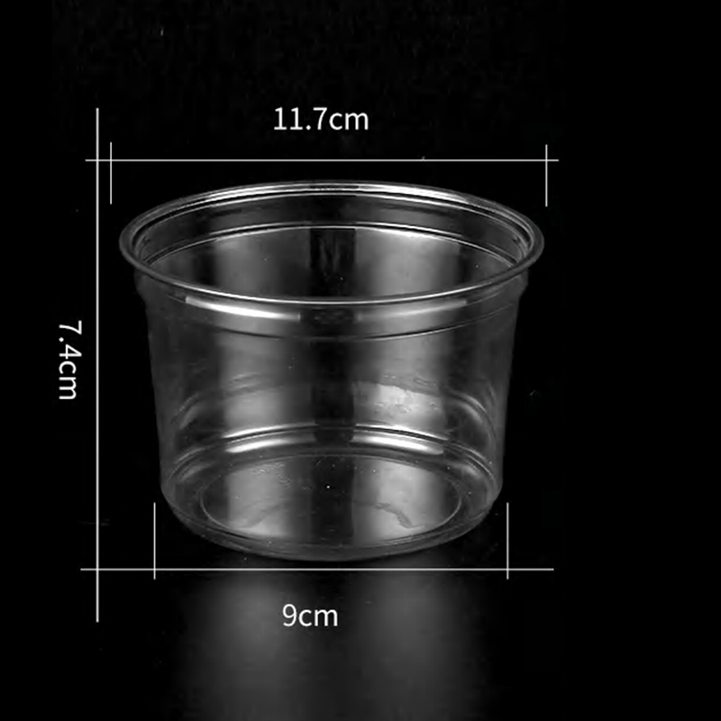 Copa PET transparente de 117 mm